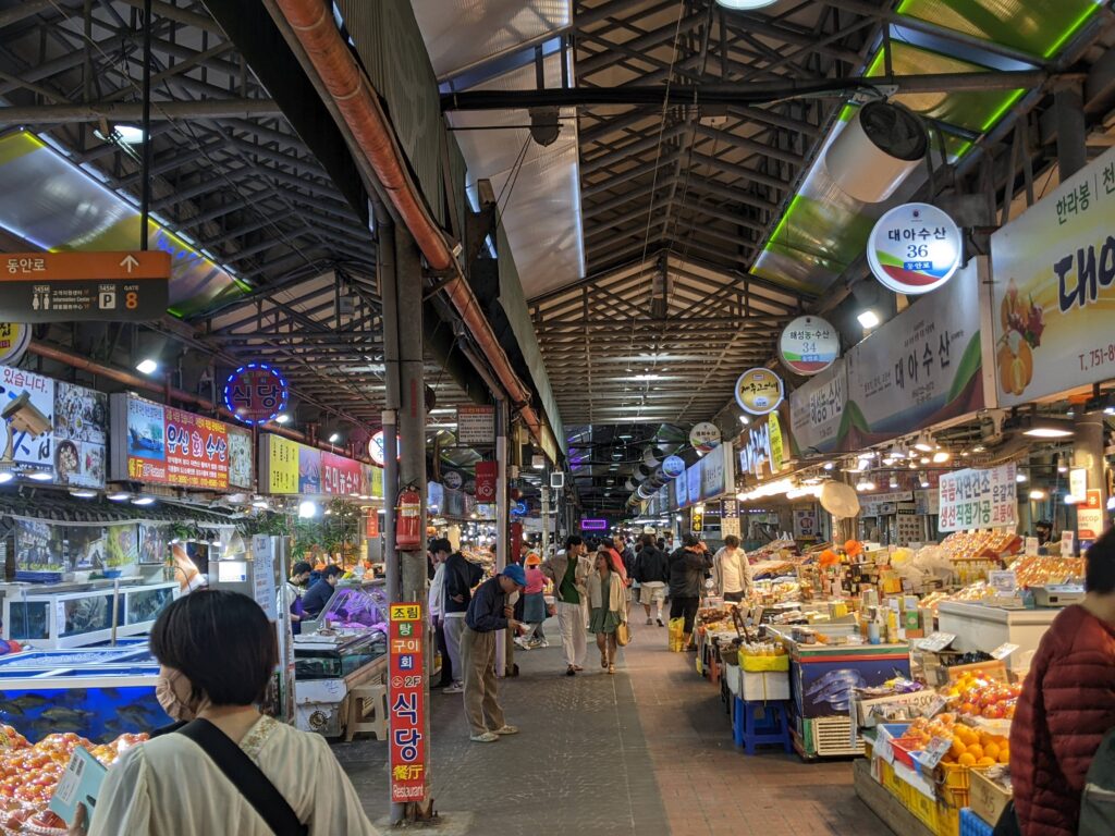 チェジュ　東門市場